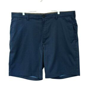 Ben Hogan Men's Flat Front Golf Bermuda Shorts Size 40 in Navy Blue Activewear